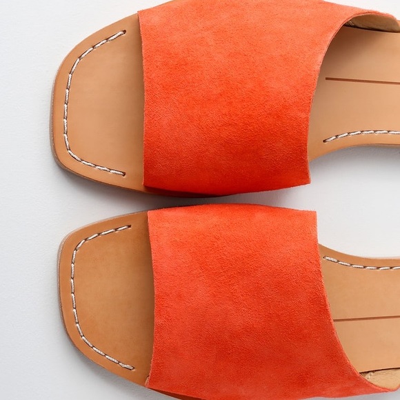 Dolce Vita CATO SUEDE LEATHER SLIDE SANDALS - Picture 4 of 8